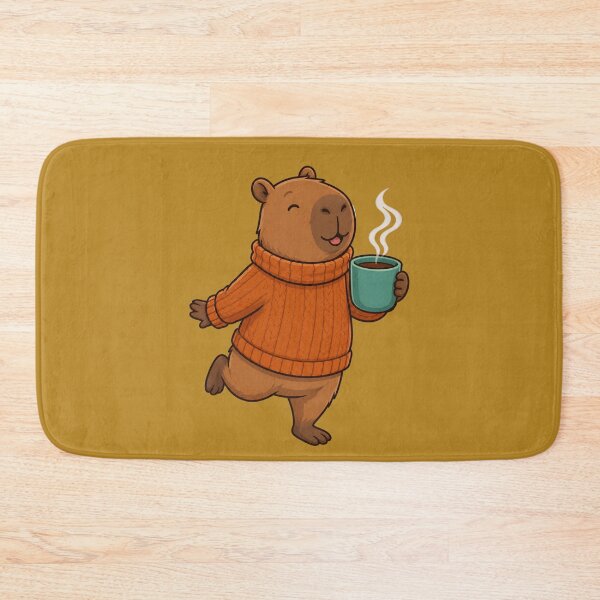 Item preview, Autumn Capybara Cozy Sweater designed and sold by Ivy-Triggs.