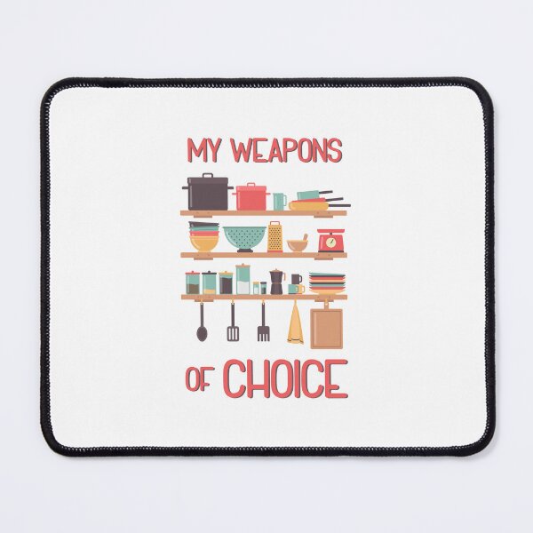 Item preview, My Weapons of Choice (on White) designed and sold by PawsitiveMum3.