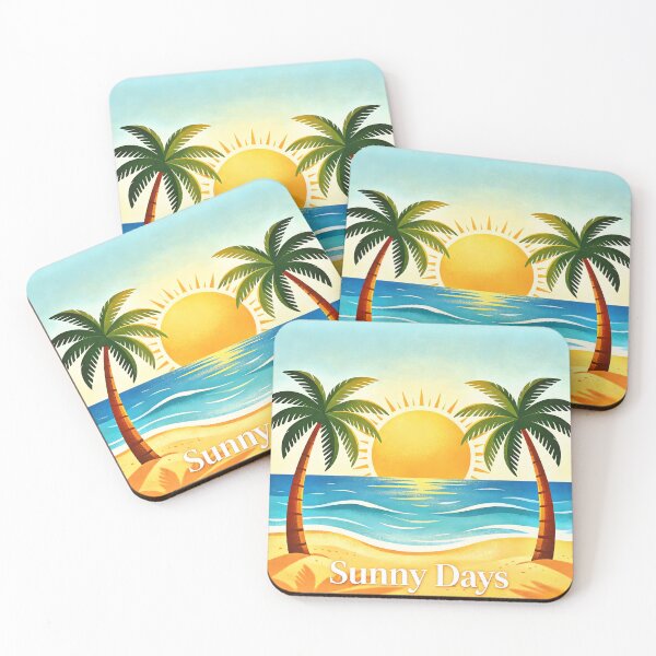 Item preview, Copy of Tropical Beach Vibes — Sunny Coastal Art designed and sold by Bonasates.