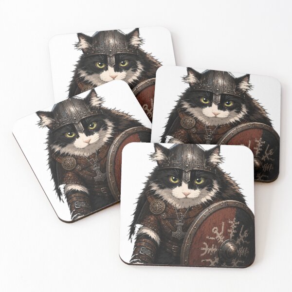 Item preview, Viking Meow:  Feline Raider Stand yer ground designed and sold by Dragon Tempest Productions.