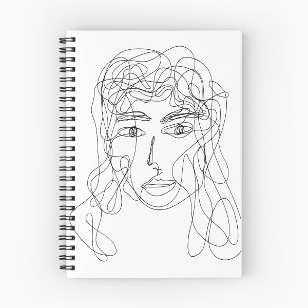 Item preview, Teenage Girl Continuous Line Art designed and sold by Ameliatra Design.