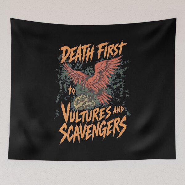 Item preview, Death First To Vultures & Scavengers Skull Eagle -80 designed and sold by tankmaKaiArt.