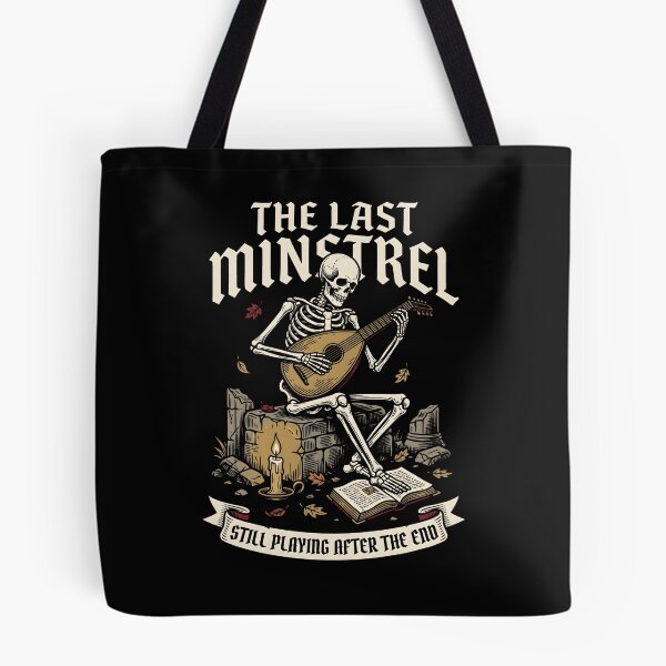 Item preview, The Last Minstrel - Skeleton Musician Dark Academia designed and sold by SplashTastic.