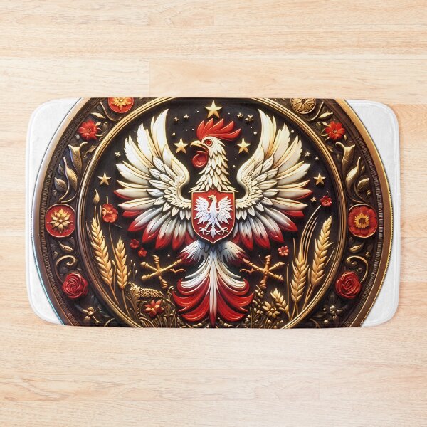 Item preview, Poland chicken kogut folklore gold coin  designed and sold by dejco.art.