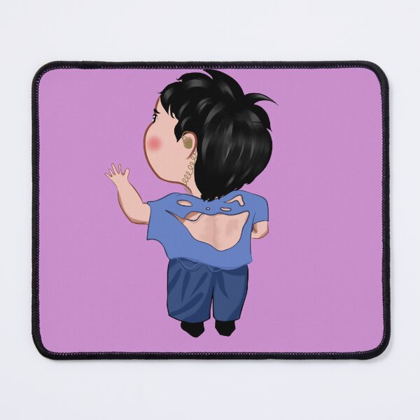 Item preview, RM 2026 tour ripped tshirt chibi fanart designed and sold by JoSangya.