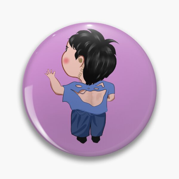 Item preview, RM 2026 tour ripped tshirt chibi fanart  designed and sold by JoSangya.