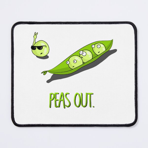 Item preview, Peas Out funny pun tee designed and sold by Roysdisturbia.