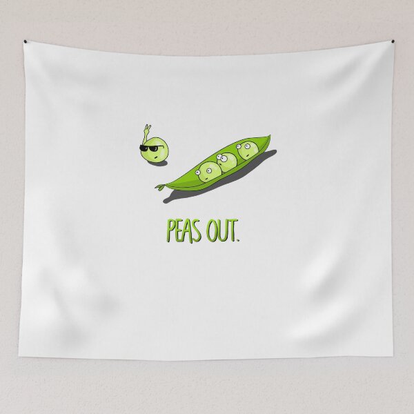 Item preview, Peas Out funny pun tee designed and sold by Roysdisturbia.
