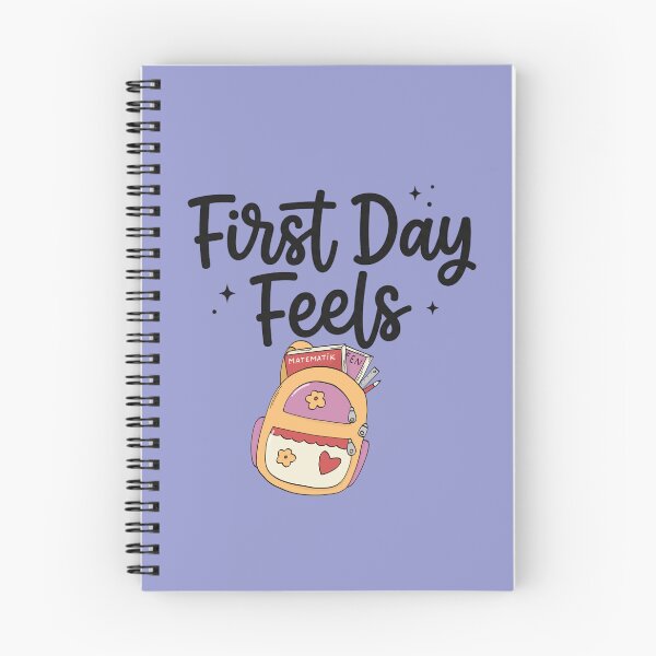 Item preview, First Day Feels – Cute Back to School Aesthetic Quote  designed and sold by WallMuseStudio .