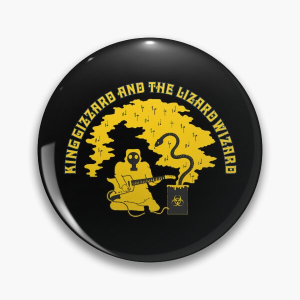 Item preview, King Gizzard and the Lizard Wizard Hazmat Guitar-90 designed and sold by PaintingFirsa.