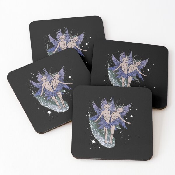 Item preview, Ethereal Winged Twins Cosmic Nebula -47 designed and sold by tankmaKaiArt.