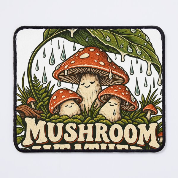 Item preview, Mushroom Weather Woodland Art designed and sold by S06PMarketing.