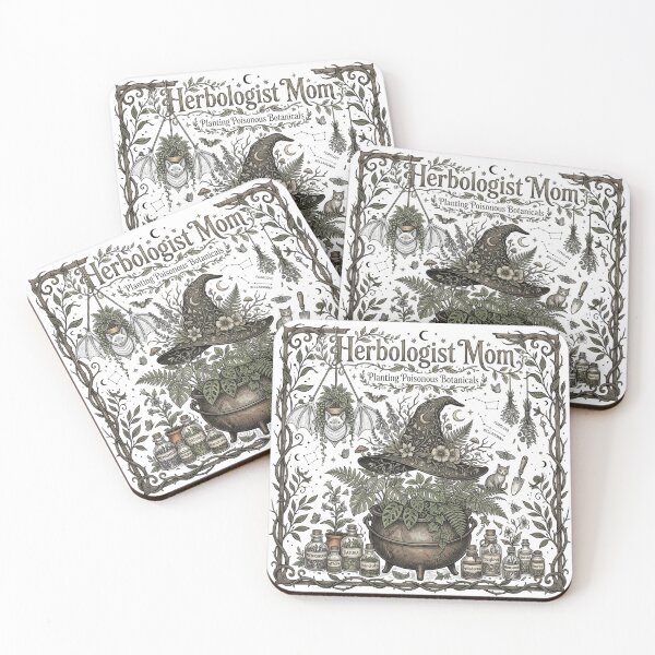 Item preview, Herbologist Mom Witchy Plant Mom Cottagecore Botanical Line Art designed and sold by KreatoLab.