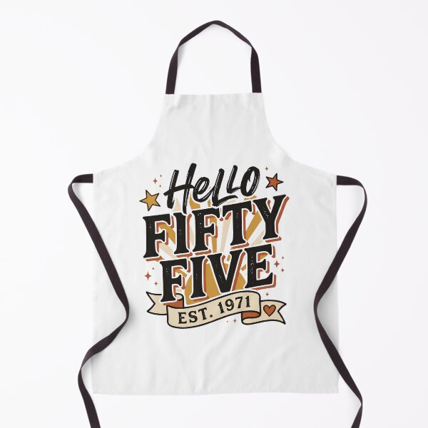 Item preview, Hello Fifty Five Est 1971 Vintage 55th Birthday Retro Sun designed and sold by BumbleBloom7.