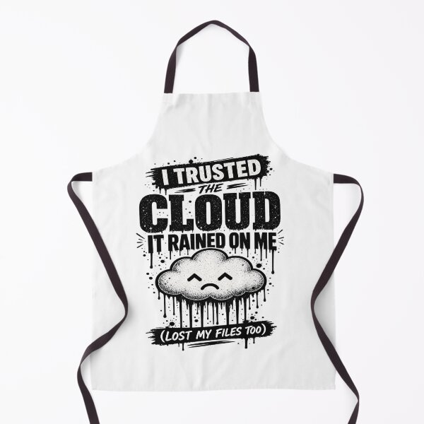 Item preview, I Trusted The Cloud Tech Humor designed and sold by JMDG Studio.