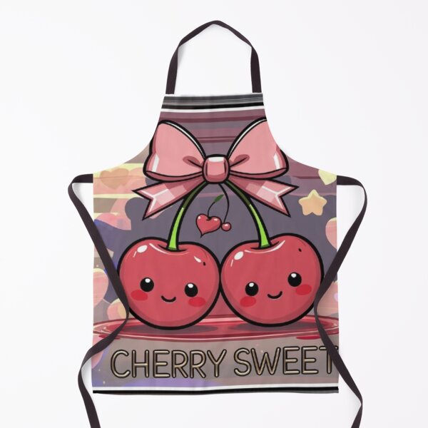 Item preview, Cherry Sweet Cute Coquette Cherries Pink Bow designed and sold by TibbuTees.