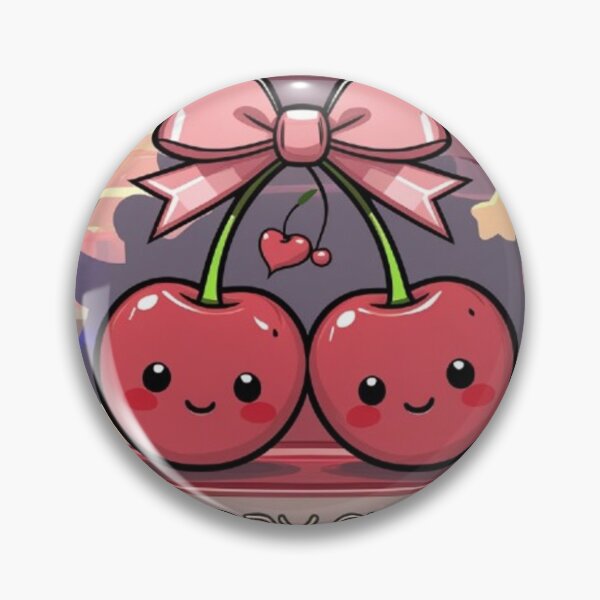 Item preview, Cherry Sweet Cute Coquette Cherries Pink Bow designed and sold by TibbuTees.