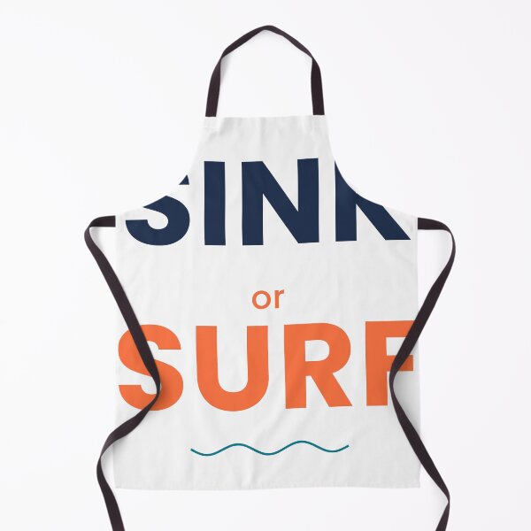 Item preview, Sink or Surf Funny Water Sports Design designed and sold by WakeCapCo.