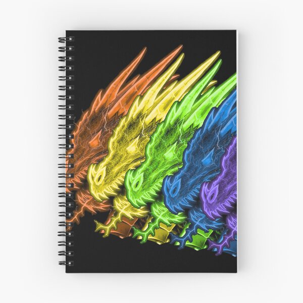 Item preview, Neon Spectrum Cyber Dragon Heads designed and sold by TOCOCLAWS.