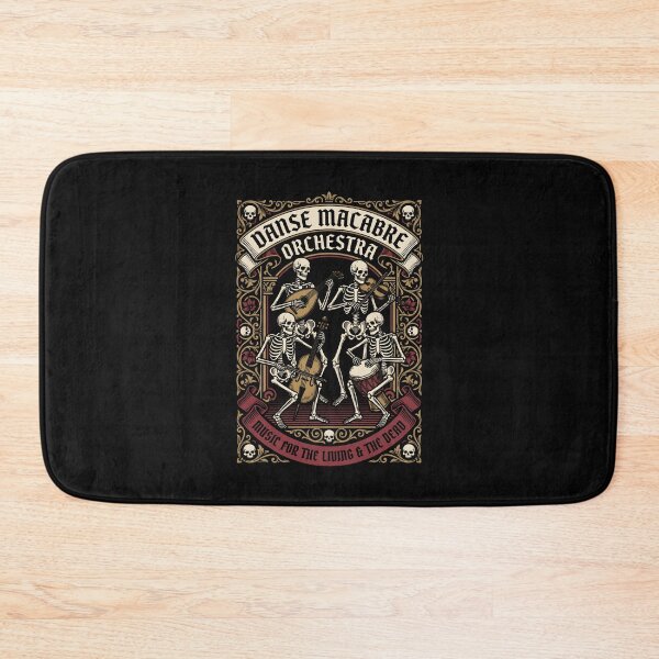 Item preview, Danse Macabre Orchestra - Vintage Skeleton Band Gothic Art designed and sold by SplashTastic.