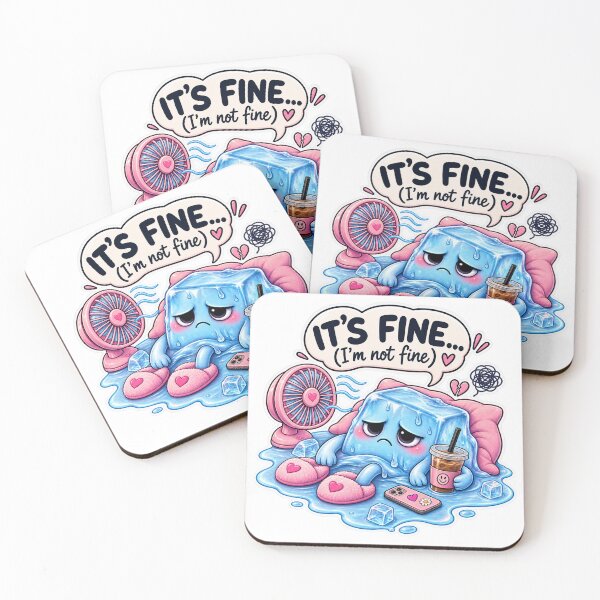 Item preview, It’s Fine I’m Not Fine Ice Cube designed and sold by MissDeee.
