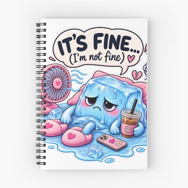 Item preview, It’s Fine I’m Not Fine Ice Cube designed and sold by MissDeee.