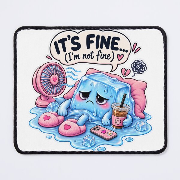 Item preview, It’s Fine I’m Not Fine Ice Cube designed and sold by MissDeee.