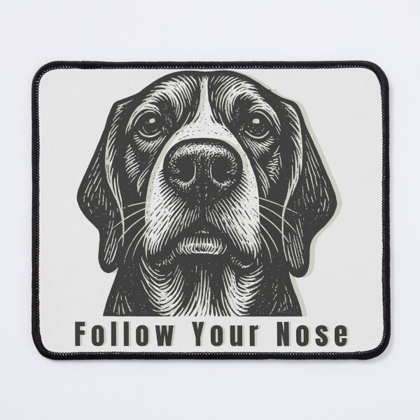 Item preview, Follow Your Nose designed and sold by TeeHee Puns.