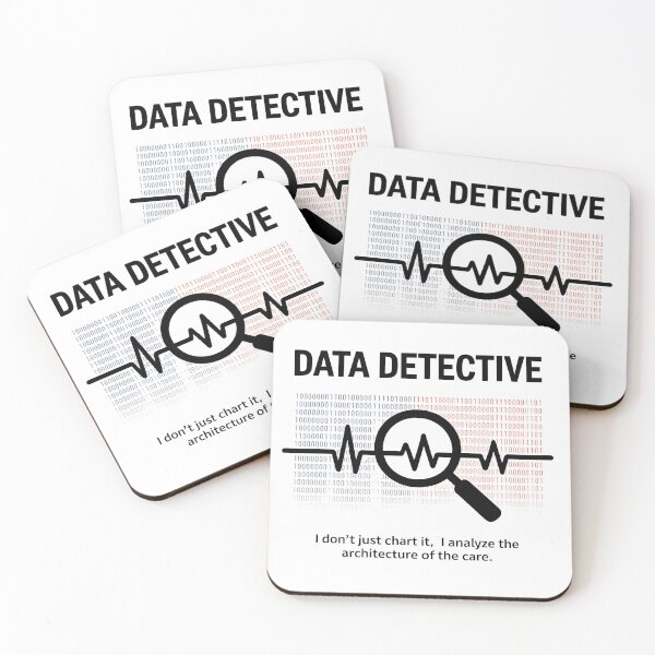 Item preview, Data Detective Informatics Nurse | EHR Healthcare Technology Humor designed and sold by CuteDesignables.