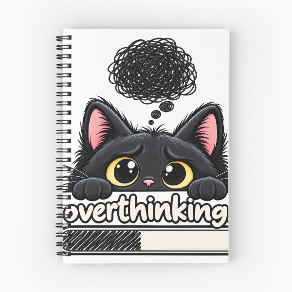 Item preview, Overthinking Cat Loading designed and sold by MissDeee.