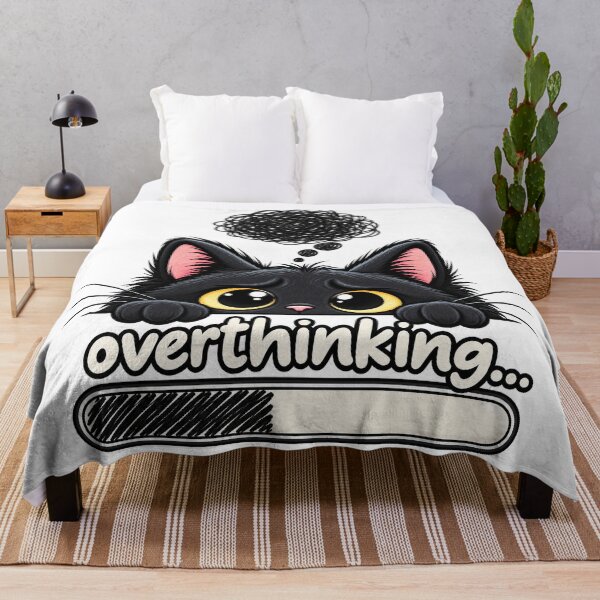 Item preview, Overthinking Cat Loading designed and sold by MissDeee.