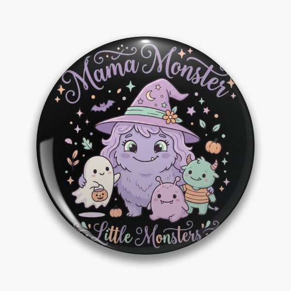 Item preview, Mama Monster Cute Pastel Halloween Family Matching Little Monsters designed and sold by KreatoLab.