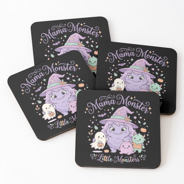 Item preview, Mama Monster Cute Pastel Halloween Family Matching Little Monsters designed and sold by KreatoLab.