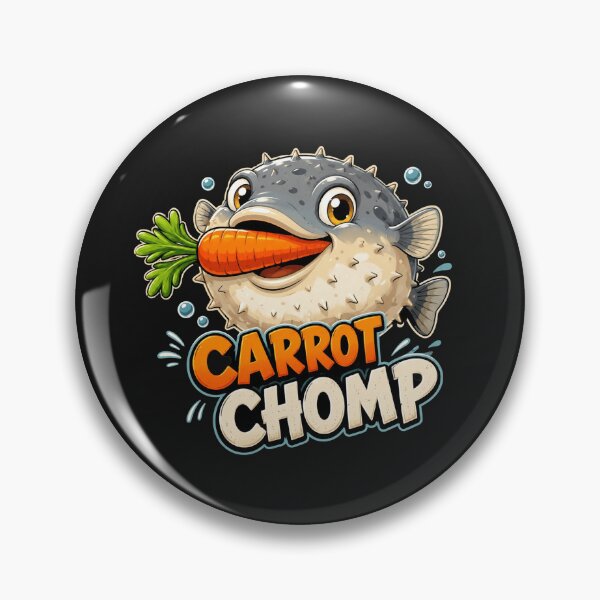 Item preview, Carrot Chomp Pufferfish	 designed and sold by PhamHunger.