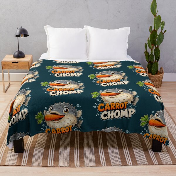 Item preview, Carrot Chomp Pufferfish designed and sold by PhamHunger.
