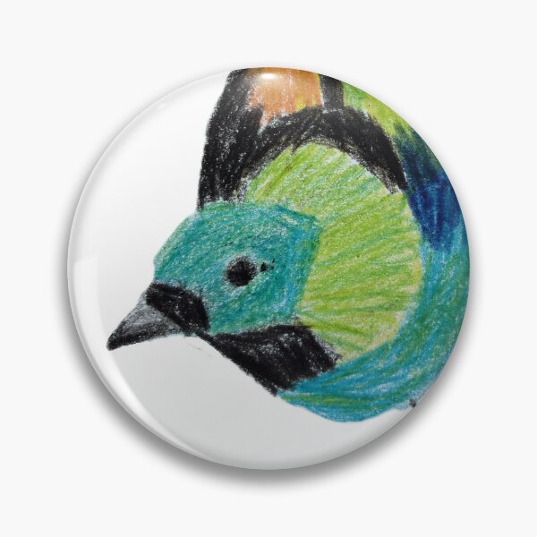 Item preview, Green-headed Tanager designed and sold by woodland-towers.