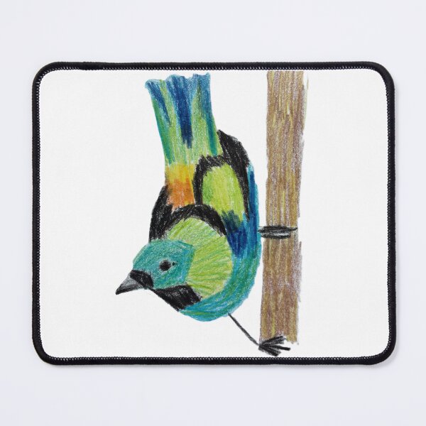 Item preview, Green-headed Tanager designed and sold by woodland-towers.