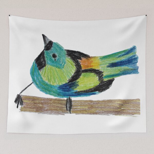 Item preview, Green-headed Tanager designed and sold by woodland-towers.
