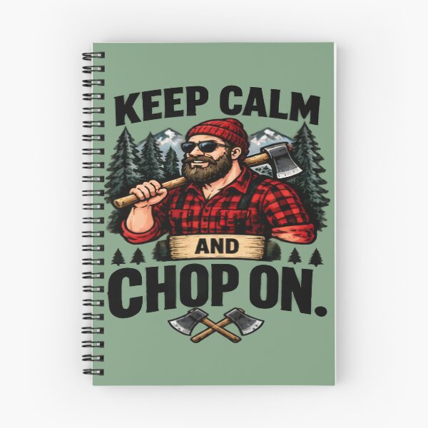 Item preview, Keep Calm And Chop On Lumberjack Design designed and sold by FABIOLA1970.