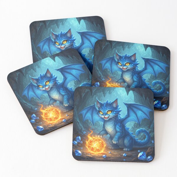 Item preview, Fireball Cat Dragon  designed and sold by Jaenne.studio.
