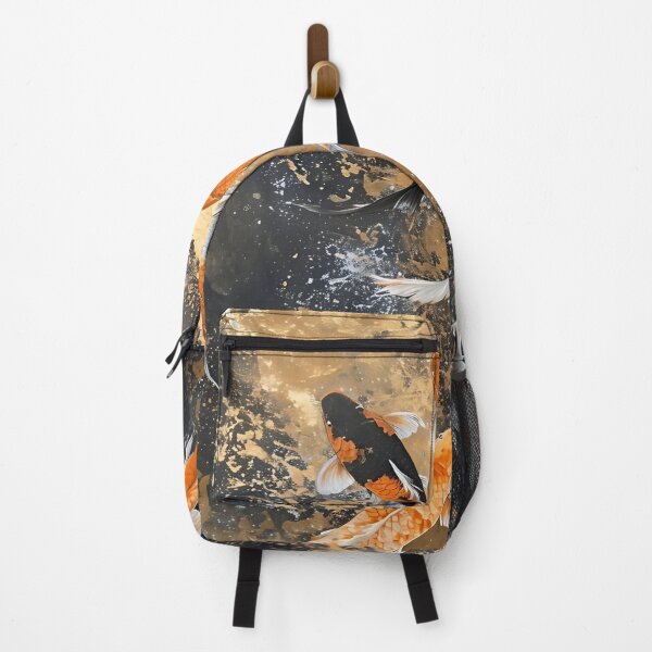 Item preview, Elegant Playful Japanese Koi Fish Swimming In Lotus Pond Seamless Patterns designed and sold by Matt_Smith.
