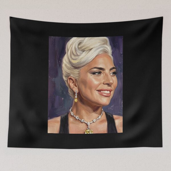 Item preview, Lady Gaga Oil Painting designed and sold by maretsad.