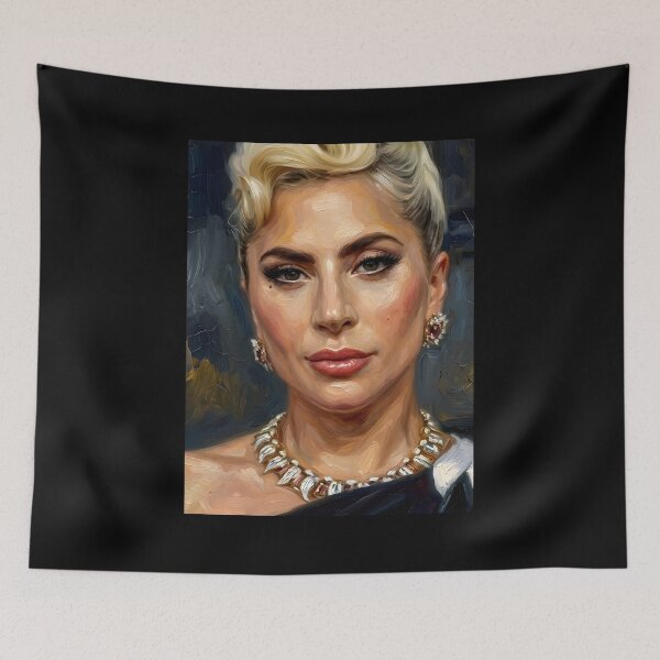 Item preview, Lady Gaga Oil Painting designed and sold by maretsad.