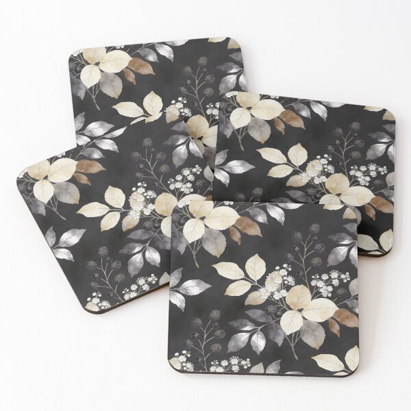 Item preview, Moody Blackberries Dark Floral Watercolor Pattern designed and sold by FestivityFinds.