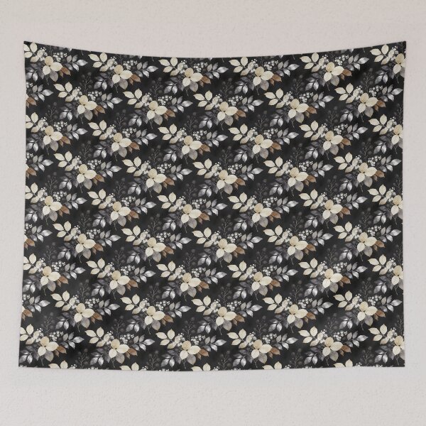 Item preview, Moody Blackberries Dark Floral Watercolor Pattern designed and sold by FestivityFinds.