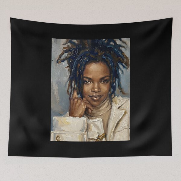 Item preview, Lauryn Hill Oil Painting designed and sold by maretsad.