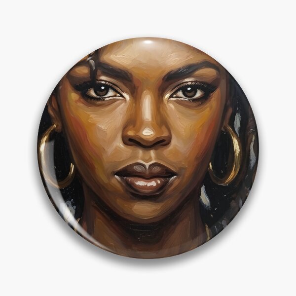 Item preview, Lauryn Hill Oil Painting designed and sold by maretsad.