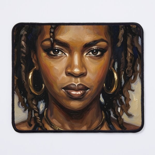 Item preview, Lauryn Hill Oil Painting designed and sold by maretsad.