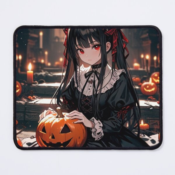 Item preview, Gothic Haunted Doll Anime – Creepy Cute Halloween Girl designed and sold by AnimDream .