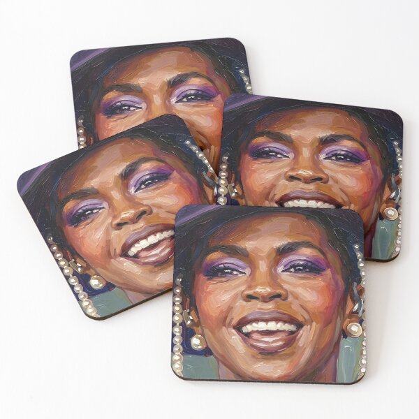 Item preview, Lauryn Hill Oil Painting designed and sold by maretsad.